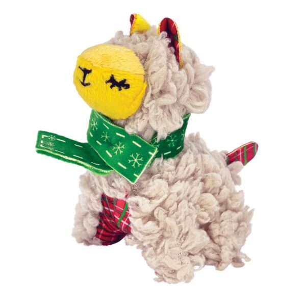 Kong Softies Llama Christmas Cat Toy