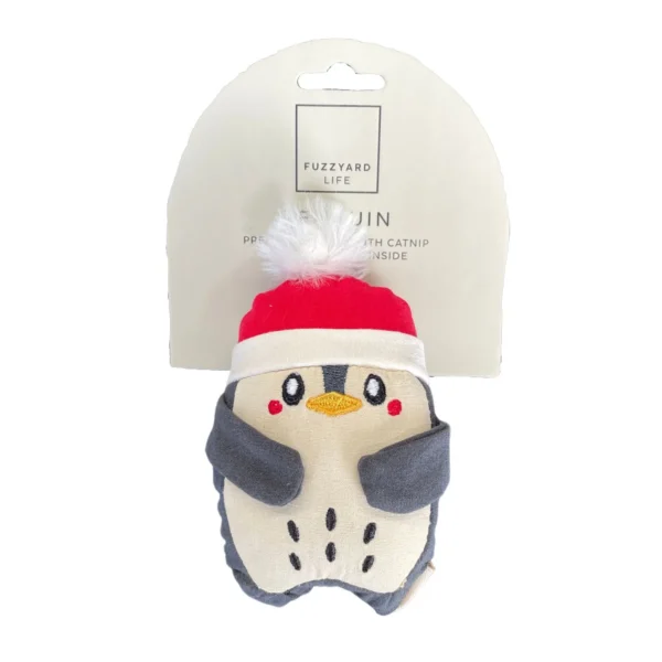 FuzzYard Penguin Catnip Christmas Cat Toy