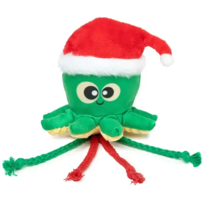 FuzzYard JollyOsmo Octopus Christmas Cat Toy