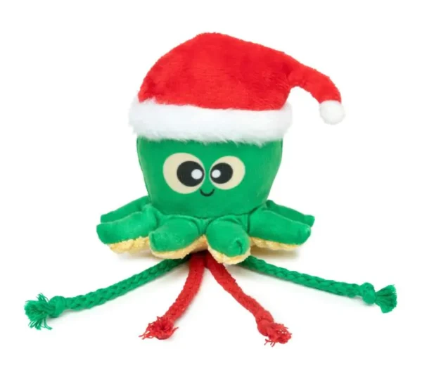 FuzzYard JollyOsmo Octopus Christmas Cat Toy