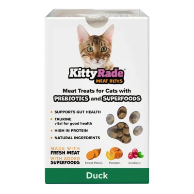 Super Food Prebiotic Meat Bites For Cats Duck