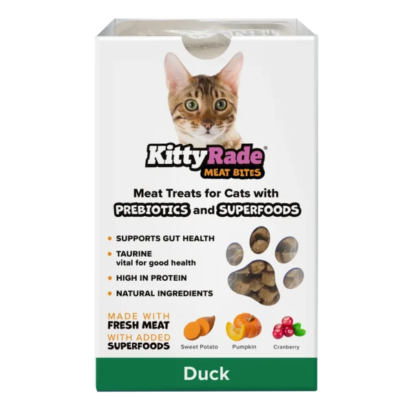 Super Food Prebiotic Meat Bites For Cats Duck