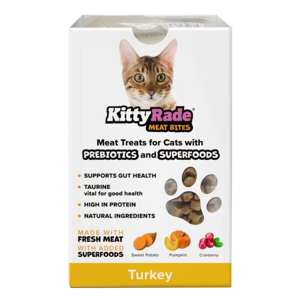 Super Food Prebiotic Meat Bites for Cats Turkey