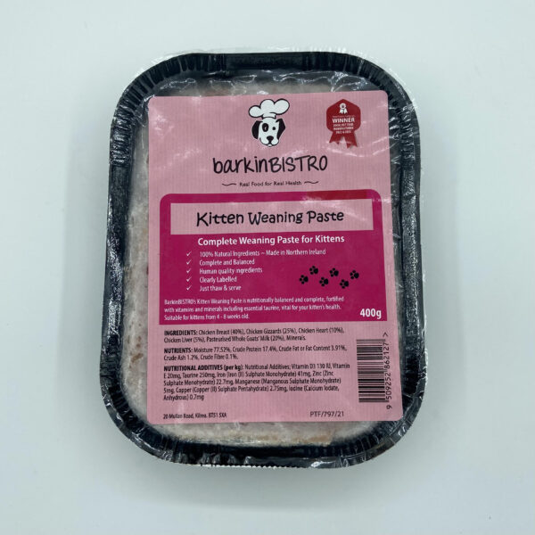 Barkin Bistro | Kitten Weaning Paste 400g