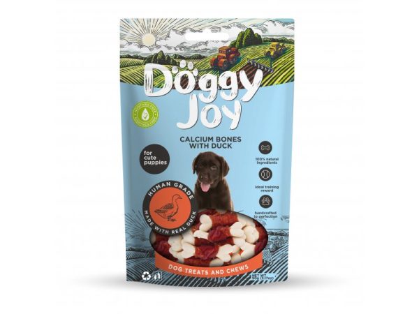 DoggyJoy Calcium Bones with Duck 90g