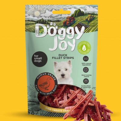 DoggyJoy Small Dog Duck Fillet Strips 55g