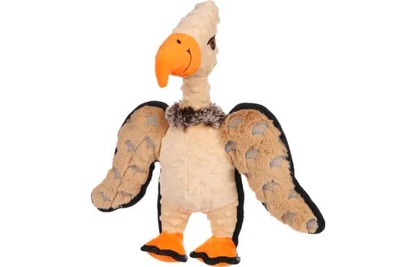 Flamingo Vulture Plush Dog Toy