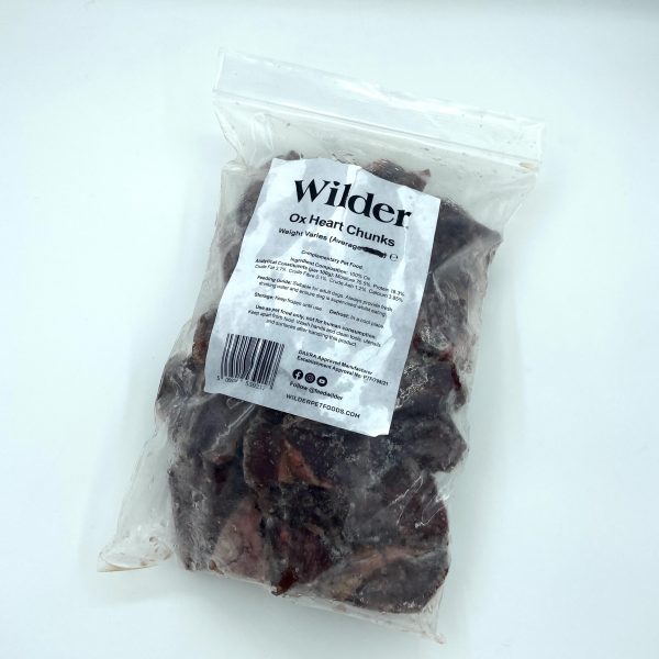 Wilder Raw Ox Heart Chunks avg. 600g