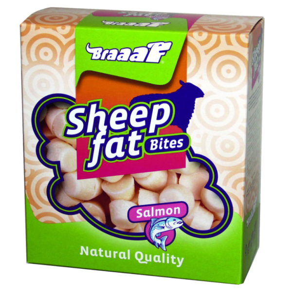 Braaaf Sheep Fat Bites Salmon 245g