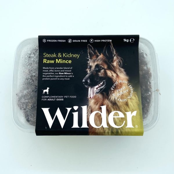 Wilder Steak & Kidney Raw Mince 1kg