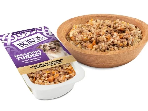 Burns Wholesome Turkey with Carrots & Brown Rice 150g