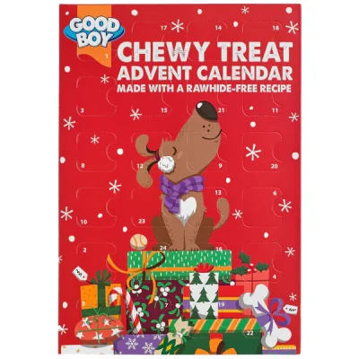 Good Boy Chewy Treat Rawhide Free Dog Advent Calendar