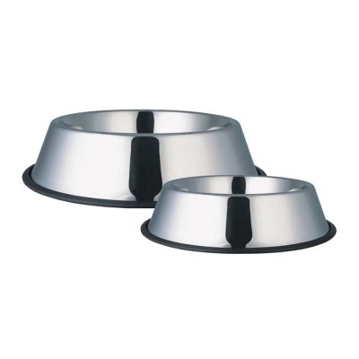 Chanelle Pet Stainless Steel Non Tip Bowl 15.5cm/16 Oz.