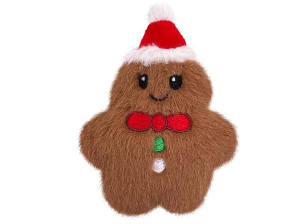 Kong Snuzzles Christmas Gingerbread Man XS